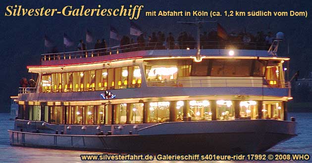 Silvesterschiff Kln Rhein Silvesterschifffahrt 2024 2025 sorgenfrei buchen Silvesterfeuerwerk