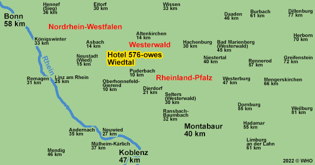Urlaub ber Silvester im Westerwald RLP. Silvesterkurzurlaub in Oberlahr, zwischen Altenkirchen, Neuwied, Hamm (Sieg), Siegburg, Knigswinter am Rhein und Bonn.