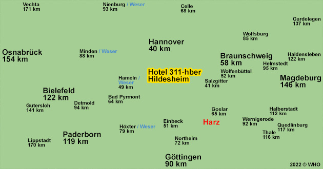 Urlaub ber Silvester in Niedersachsen, Silvesterurlaub in Hildesheim im Groraum Hannover