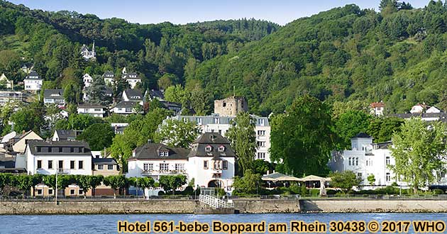 Urlaub ber Silvester in Boppard am Rhein, Silvesterkurzreise im Rheintal, inmitten vom UNESCO-Weltkulturerbe Mittelrhein