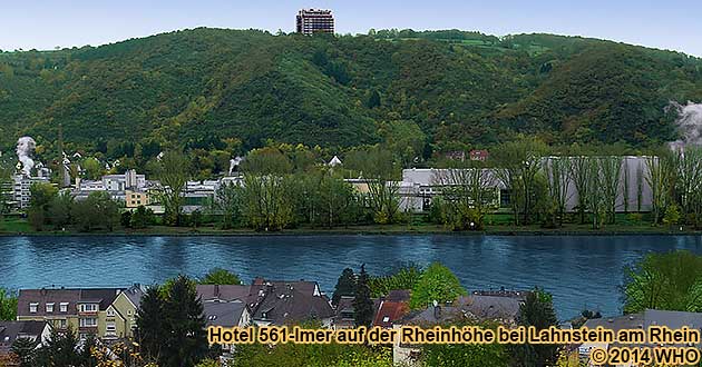 Urlaub ber Silvester auf der Rheinhhe bei Lahnstein und Koblenz am Rhein. 